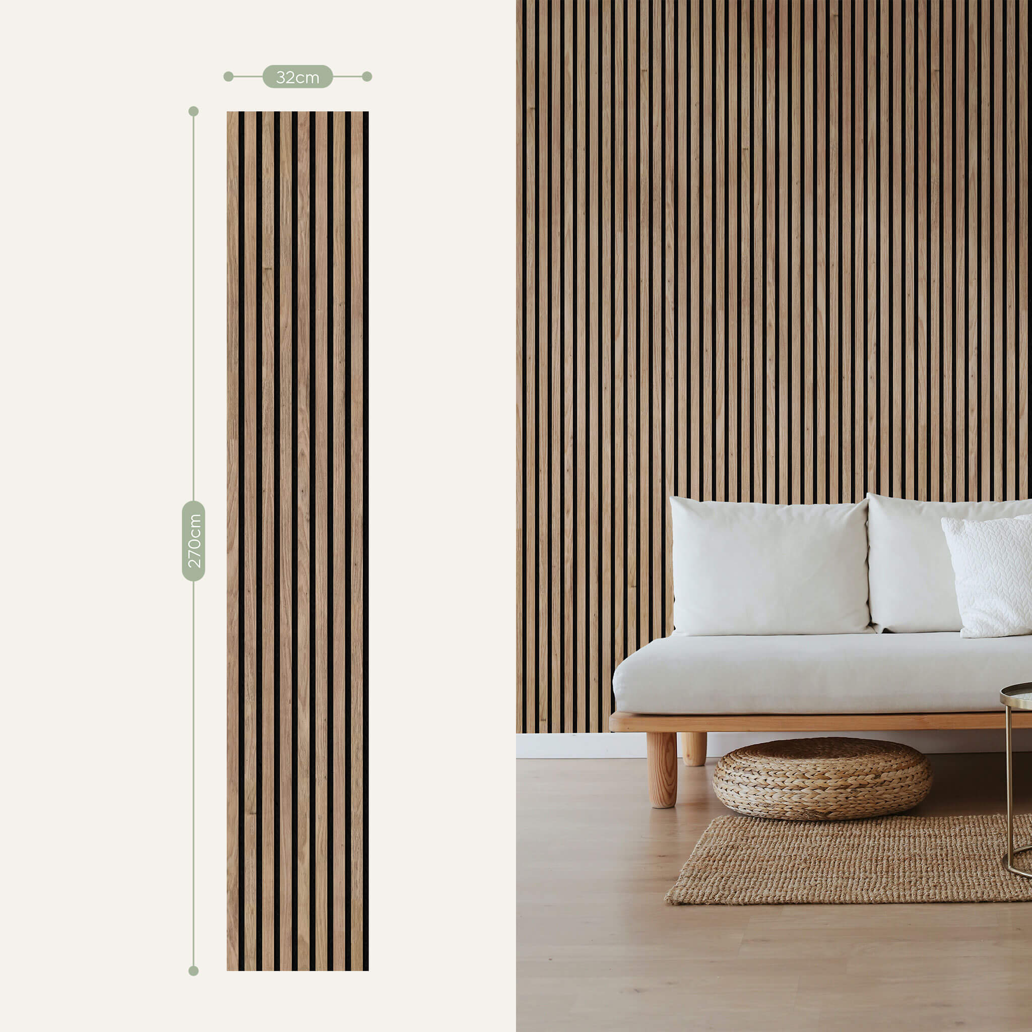 Acoustic Slat Panel | Freijó