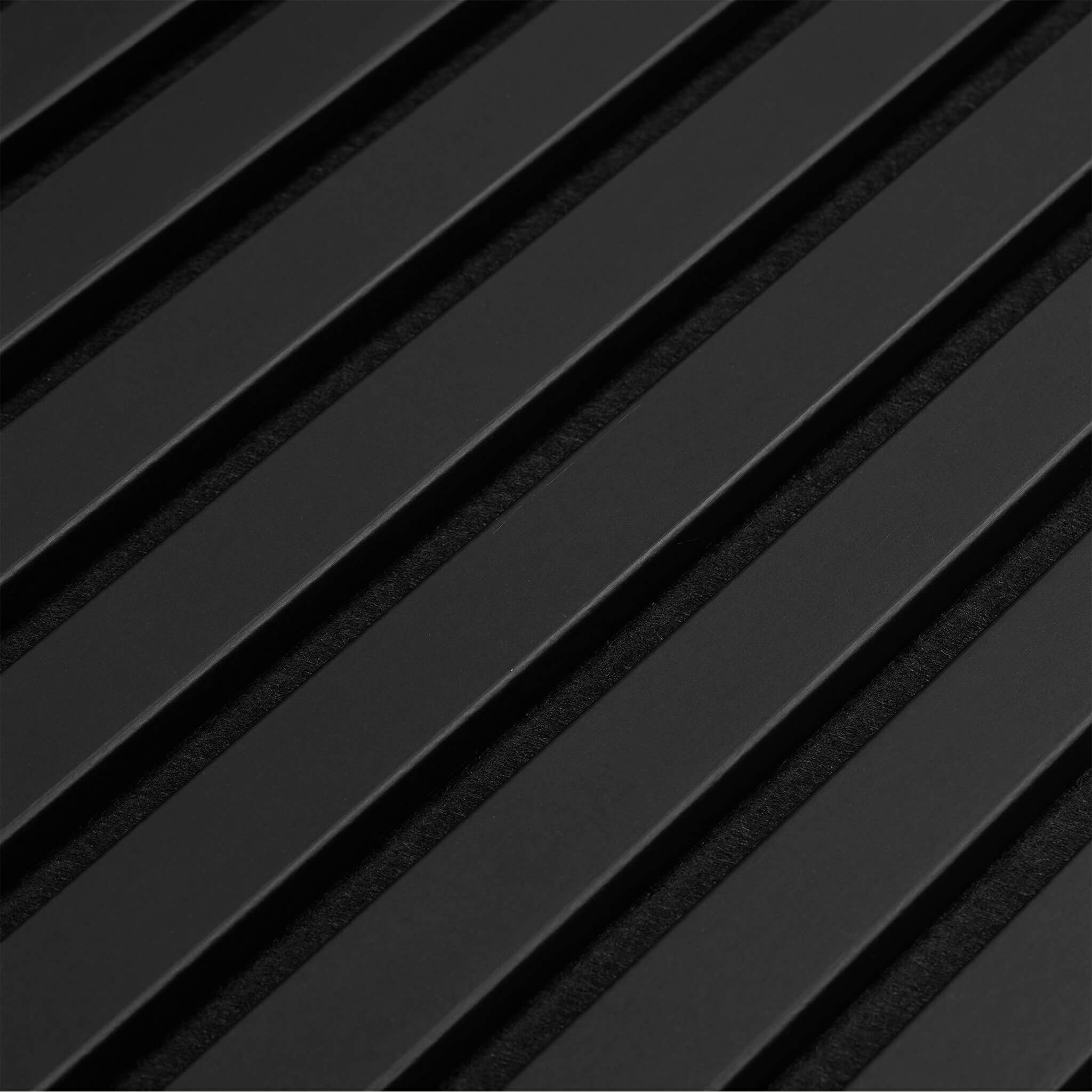 Acoustic Slat Panel - Black