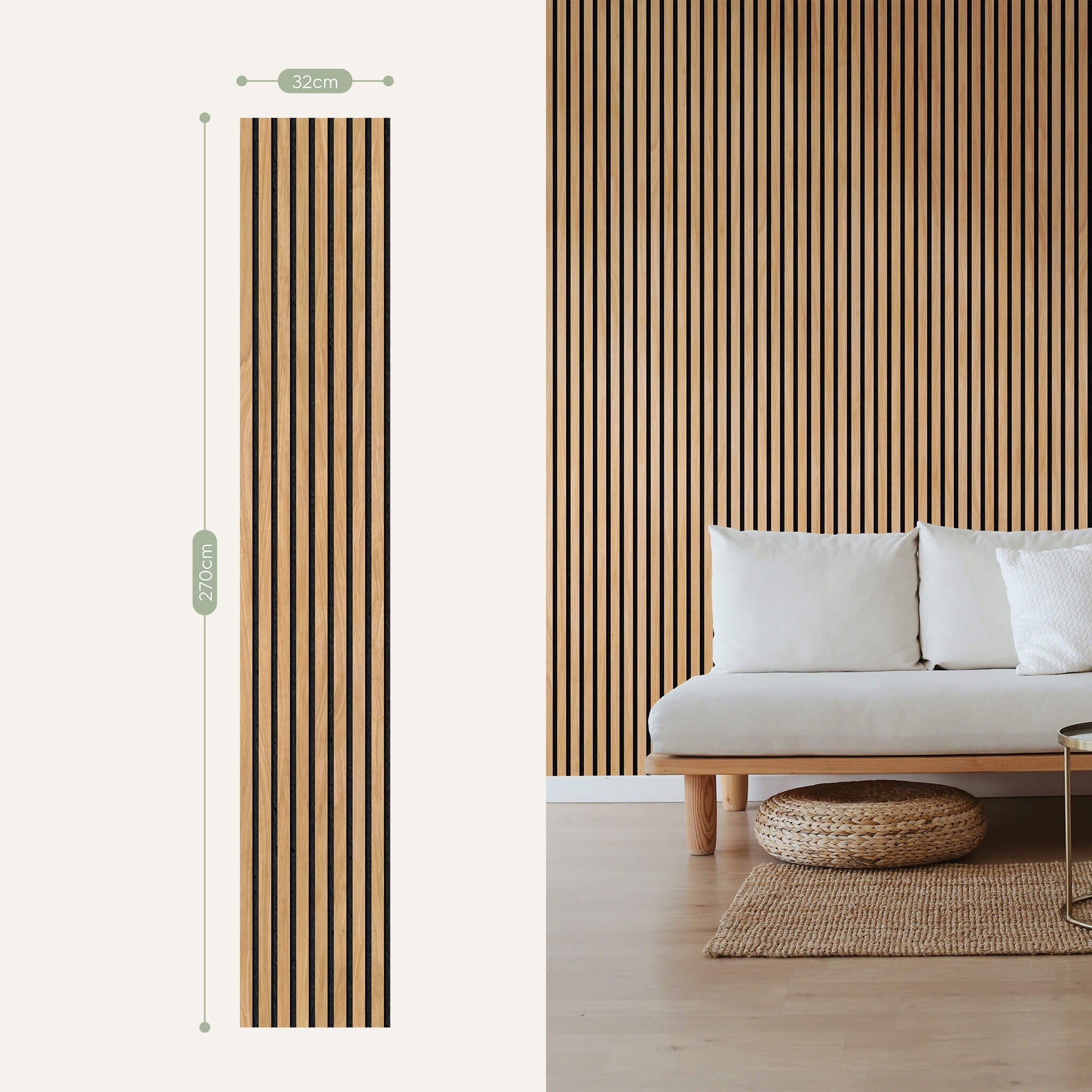 Acoustic Slat Panel | Tauari