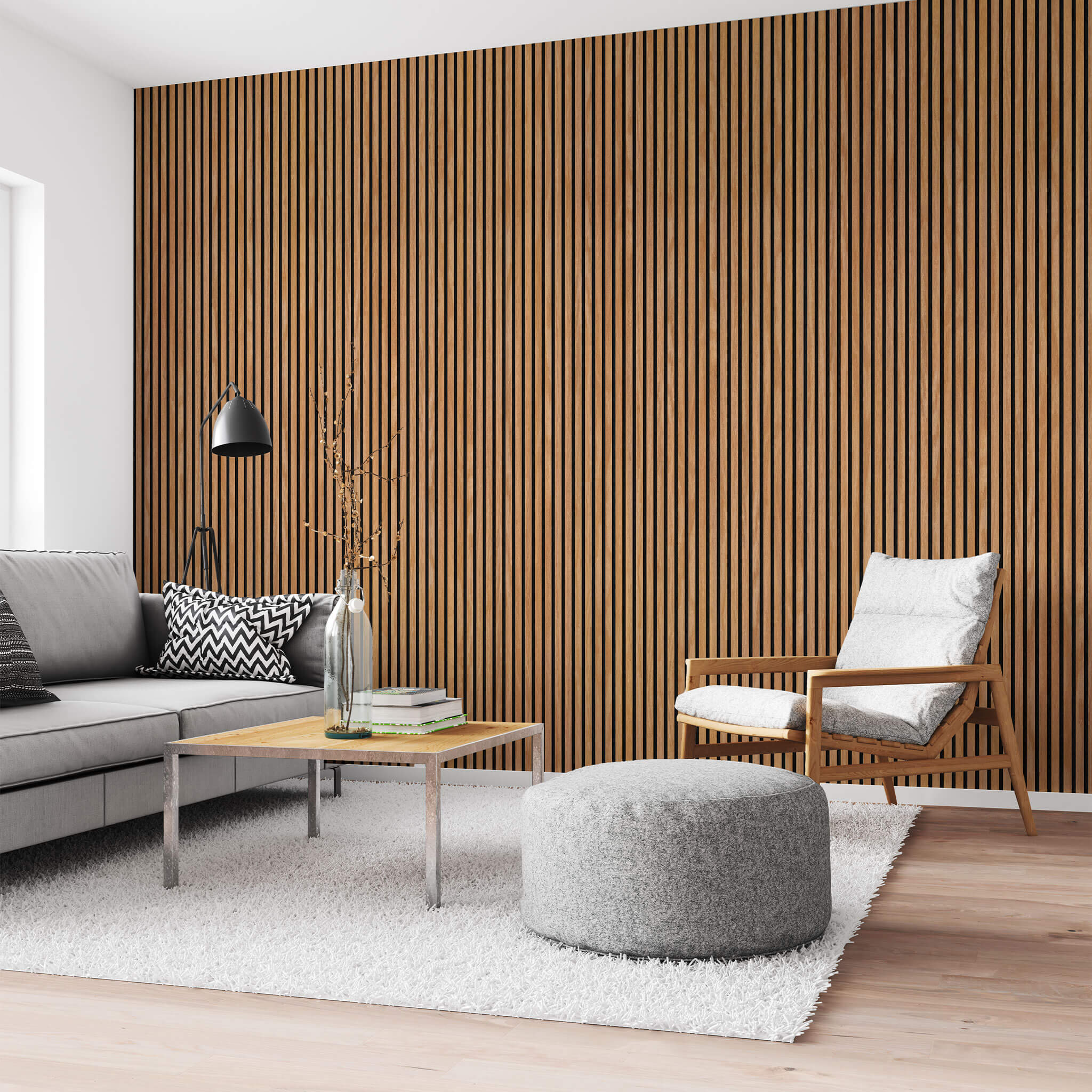 Acoustic Slat Panel | Blanchonella