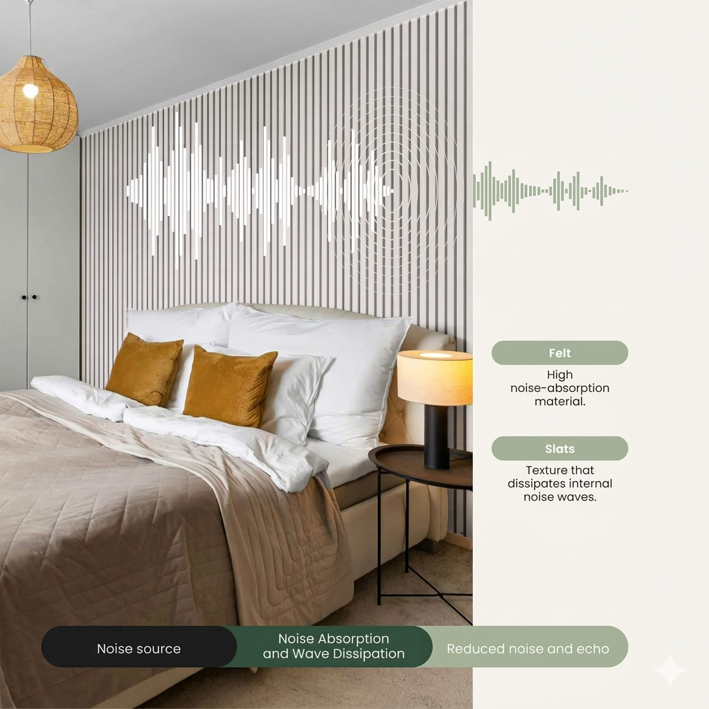 Acoustic Slat Panel - White